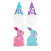 Easter Tinsel Décor - Gnomes & Bunnies
