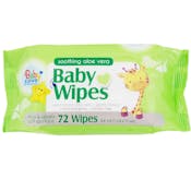 Baby Wipes - Soothing Aloe Vera, 72 Count