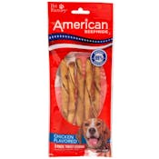 Dog Natural Beef Hide - 5 Pack, Chicken Flavored