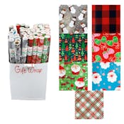 Christmas Gift Wrap, Assorted Patterns - 85 Sq. ft.