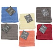 Dish Cloths - Assorted Colors, 12 x 12, 2 Pack