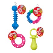 Doggy Rubber Toys - 4 Designs, Small to Medium Dogs
