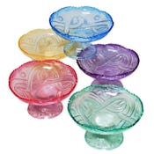 Easter Serving Bowls - Assorted Colors, on Pedestal
