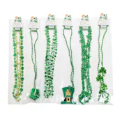 St. Patrick Bead Necklaces - Assorted