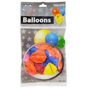 Party Balloons - Assorted, 9", 25 Count