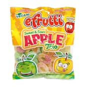 Efrutti Sweet And Sour Apple Trio Gummie - 3.5 oz