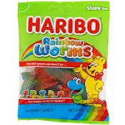 Haribo Gummy Rainbow Worms - 4oz