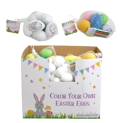 Color Your Own Easter Egg Kits - 6 Pack