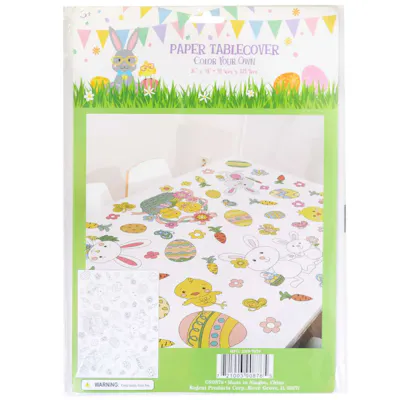 Easter Color Your Own Table Covers
