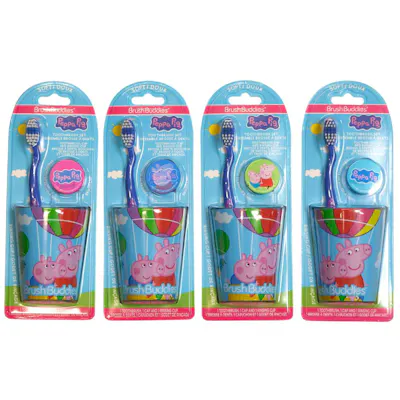 Peppa Pig Toothbrush Sets - 3 Piece