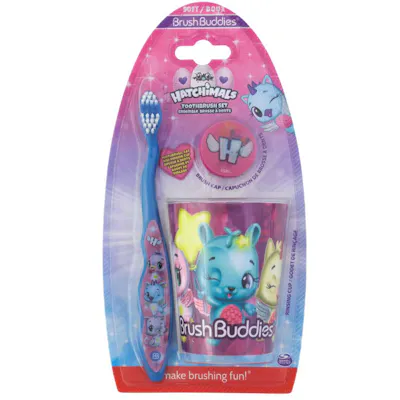 Hatchimals Toothbrush Sets - 3 Piece