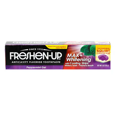 Freshen-Up Extra Whitening and Sensitive Toothpaste, Fresh Mint - 4 oz