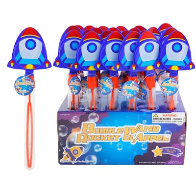 Bubble Wand Rocket Clapper - 11.5"