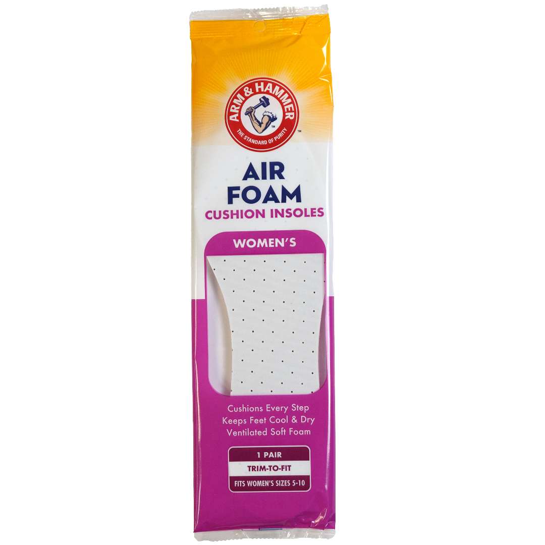 Arm & Hammer Air Foam Insoles - Women 's Shoe Size 5-10