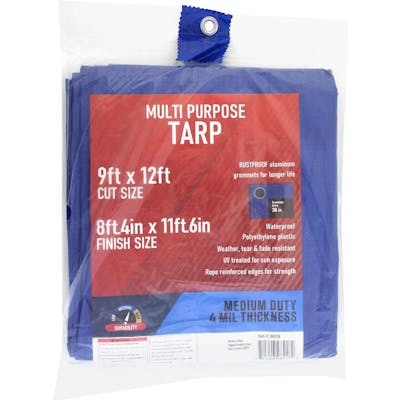 Multi-Purpose Tarps - 9' x 12'