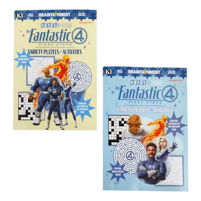 Marvel The Fantastic 4 Variety Puzzles and Activites Books- Two Titles