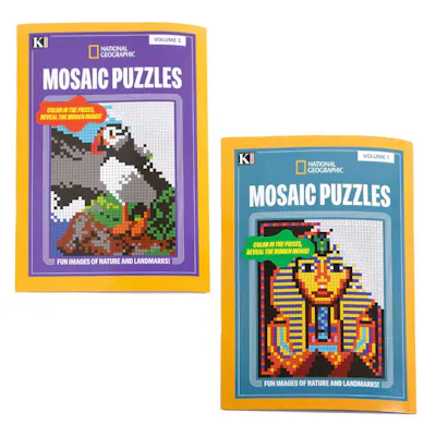 National Geographic Mosaic Puzzles - Two Titles