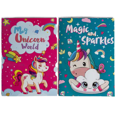 Unicorn Coloring Books - Two Titles