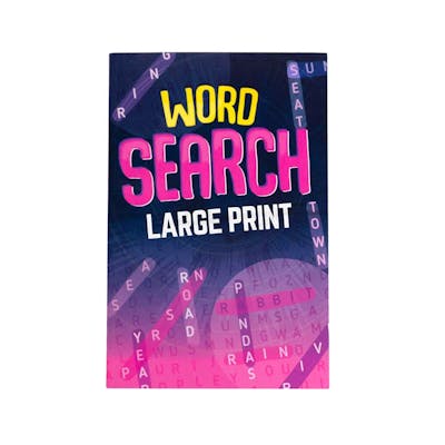 Word Search Books - Assorted, Large Print