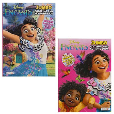 Disney Jumbo Coloring and Activity Books, Encanto, Assorted - 64 Pages