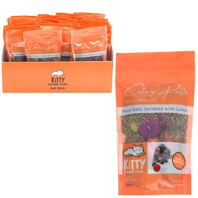 Catnip with Puff Balls - 0.5 oz