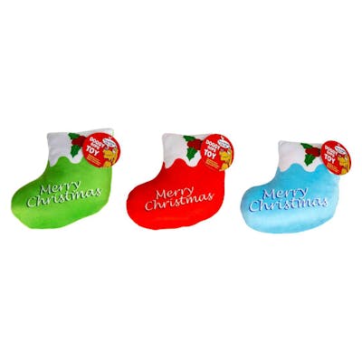 Christmas Stocking Dog Toys - Assorted Colors