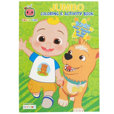 Cocomelon Jumbo Coloring and Activity Books - 80 Pages