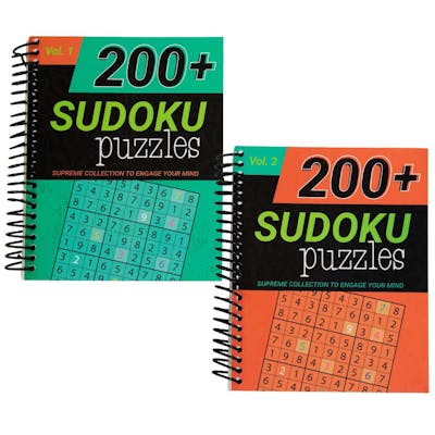 Sudoku Puzzles, Spiral Bound - 256 Pages