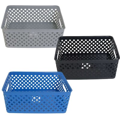 Rectangular Storage Baskets - Assorted Colors