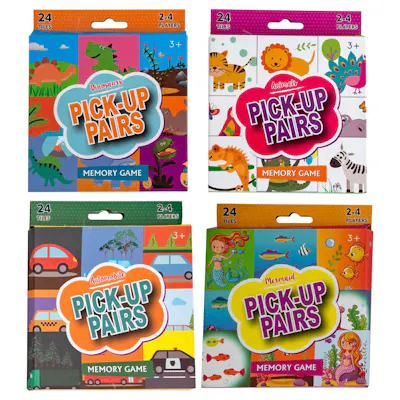 Memory Pick-Up Pairs Games - Assorted
