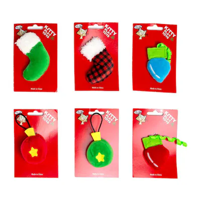 Christmas Cat Toys - Assorted