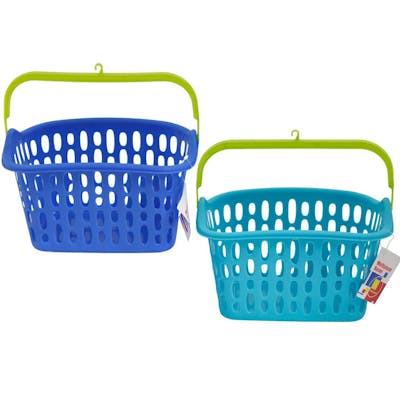Baskets With Handles &amp; Hooks - Assorted Colors