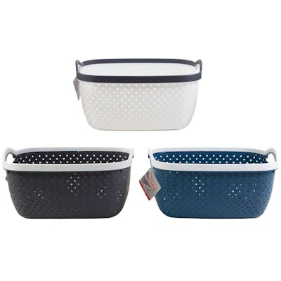 Rectangular Storage Baskets - Assorted Colors