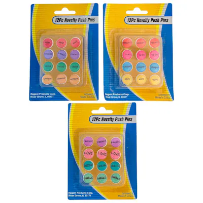 Novelty Push Pins - Assorted