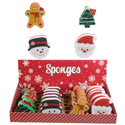Christmas Kitchen Sponges - Assorted