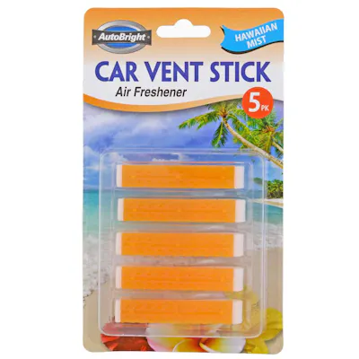 Air Freshener Sticks - Hawaiian Scent, 5 Pack