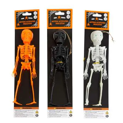 Motion Activated Skeleton, Assorted - 10"