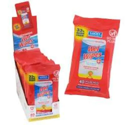 Wet Wipes - 40 Pack