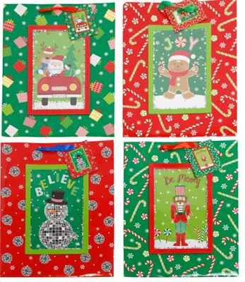 Christmas Bags, Large - Assorted