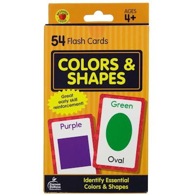 Shapes and Color Flash Cards