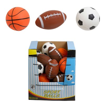 Sports Balls, Assorted - 4.75"