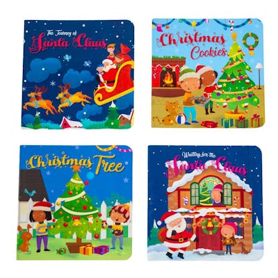 Christmas Board Books, 4 Assorted Titles