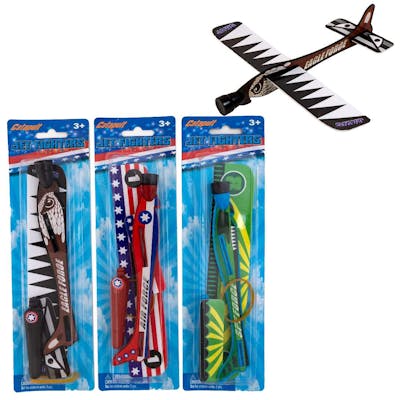 Catapult Gliders - 3 Assorted, 8.75" x 8"