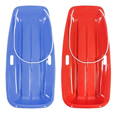 Snow Sleds, 2 Assorted Colors - 35"