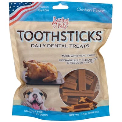 Dental Treat Sticks - Chicken Flavor, Small Breed