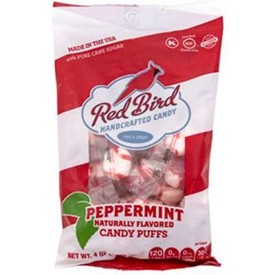 Red Bird Puff Candy, Peppermint