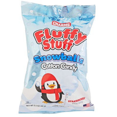 Fluffy Stuff Cotton Candy Snowballs, Strawberry