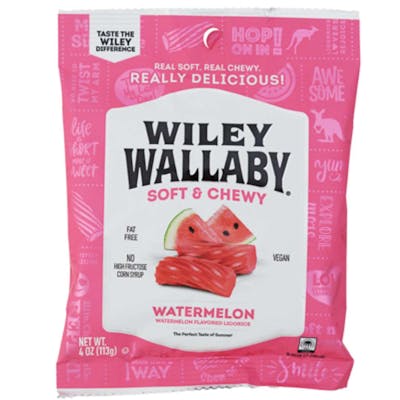 Wiley Wallaby Watermelon Licorice