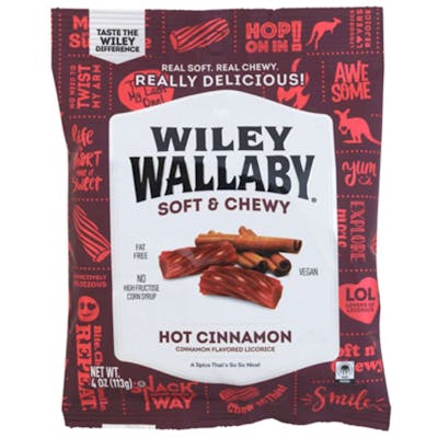 Wiley Wallaby Hot Cinnamon Licorice