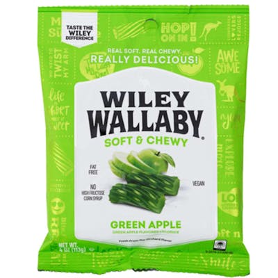 Wiley Wallaby Green Apple Licorice